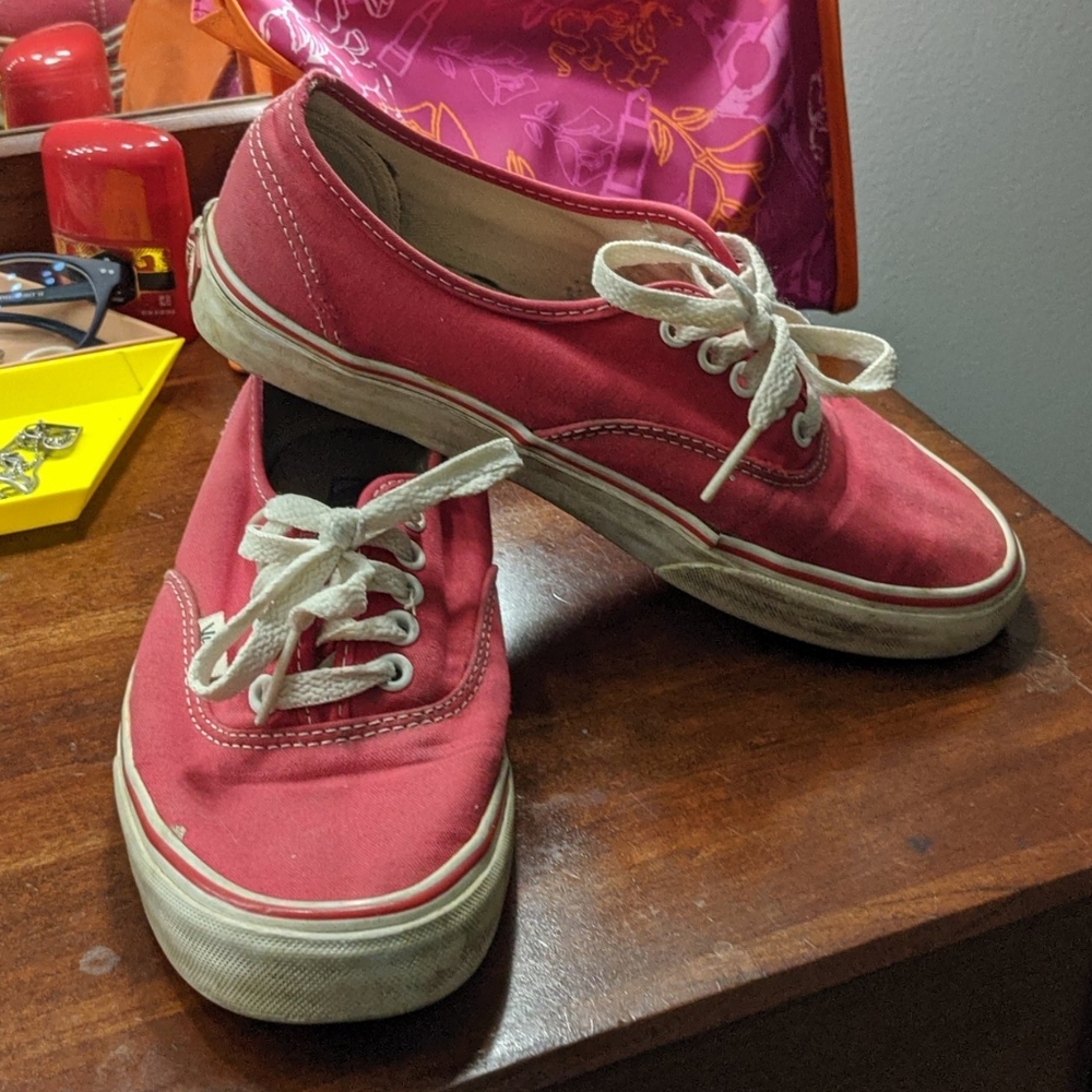 Vans authentic pro red
